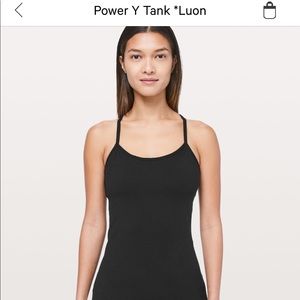 Lulu🍋 Power Y Tank *Luon